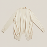 Illustrative sample Ivory Weekend Cardigan for site review, not actual inventory