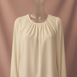 Illustrative sample Ivory Afternoon Blouse for site review, not actual inventory